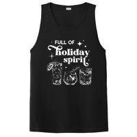 Full Of Holiday Spirits Christmas Spirit Cocktail Club Xmas PosiCharge Competitor Tank