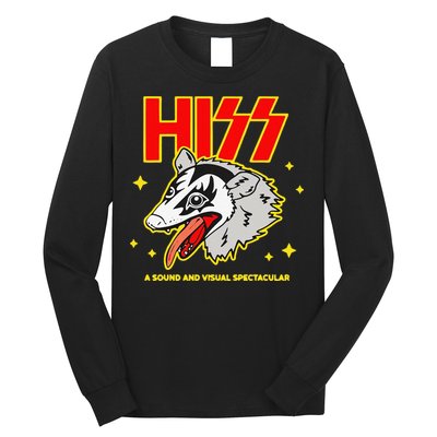 Funny Opossum Hiss A Sound And Visual Spectacular Gift Long Sleeve Shirt