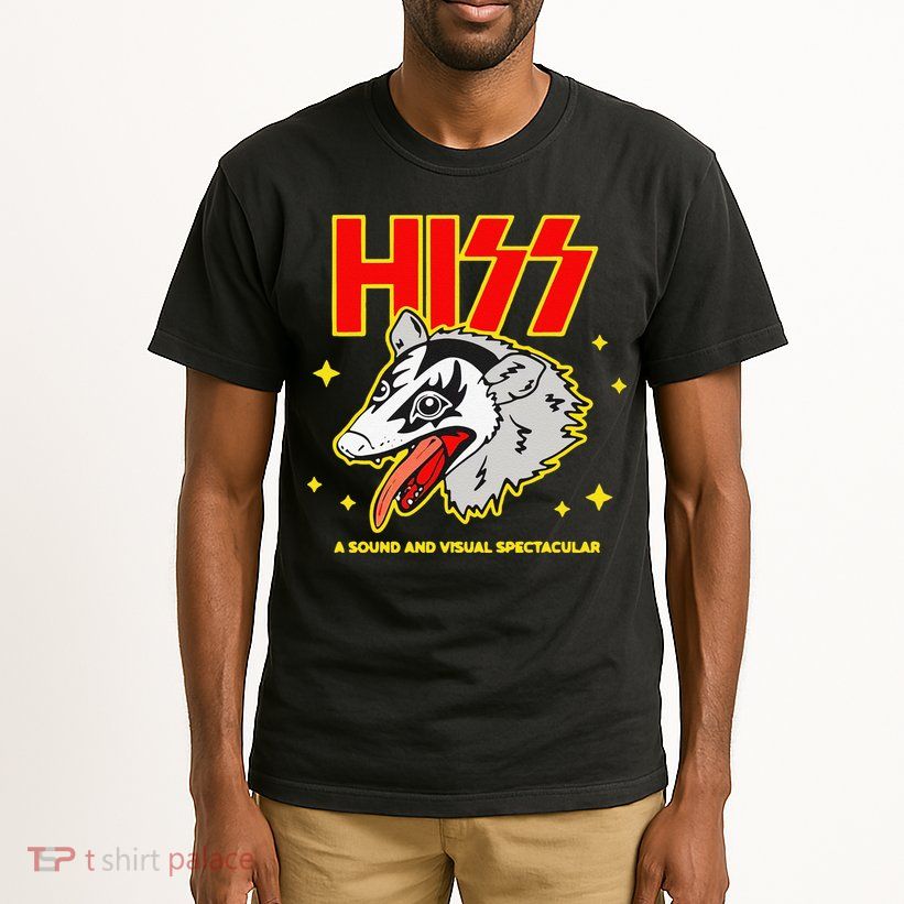 Funny Opossum Hiss A Sound And Visual Spectacular Gift Tall T-Shirt