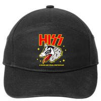 Funny Opossum Hiss A Sound And Visual Spectacular Gift 7-Panel Snapback Hat