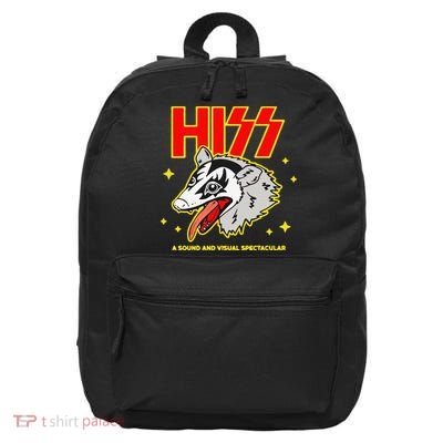 Funny Opossum Hiss A Sound And Visual Spectacular Gift 16 in Basic Backpack