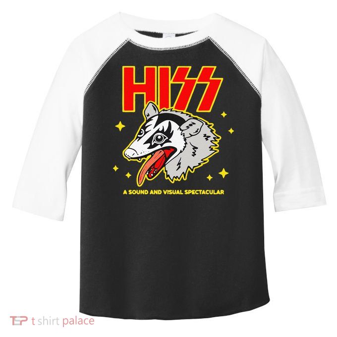 Funny Opossum Hiss A Sound And Visual Spectacular Gift Toddler Fine Jersey T-Shirt