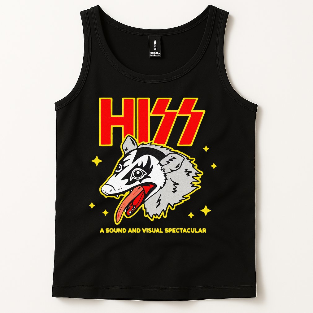 Funny Opossum Hiss A Sound And Visual Spectacular Gift Tank Top