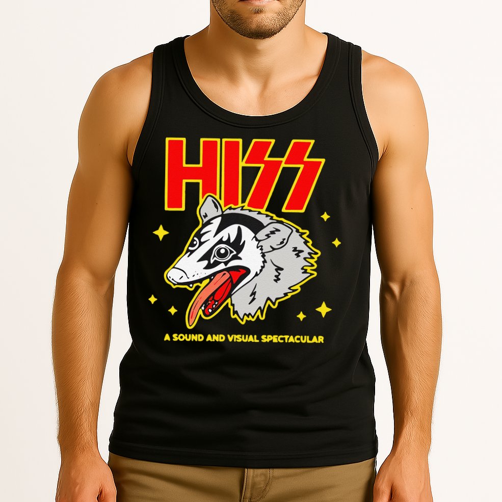 Funny Opossum Hiss A Sound And Visual Spectacular Gift Tank Top