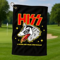 Funny Opossum Hiss A Sound And Visual Spectacular Gift Golf Towel