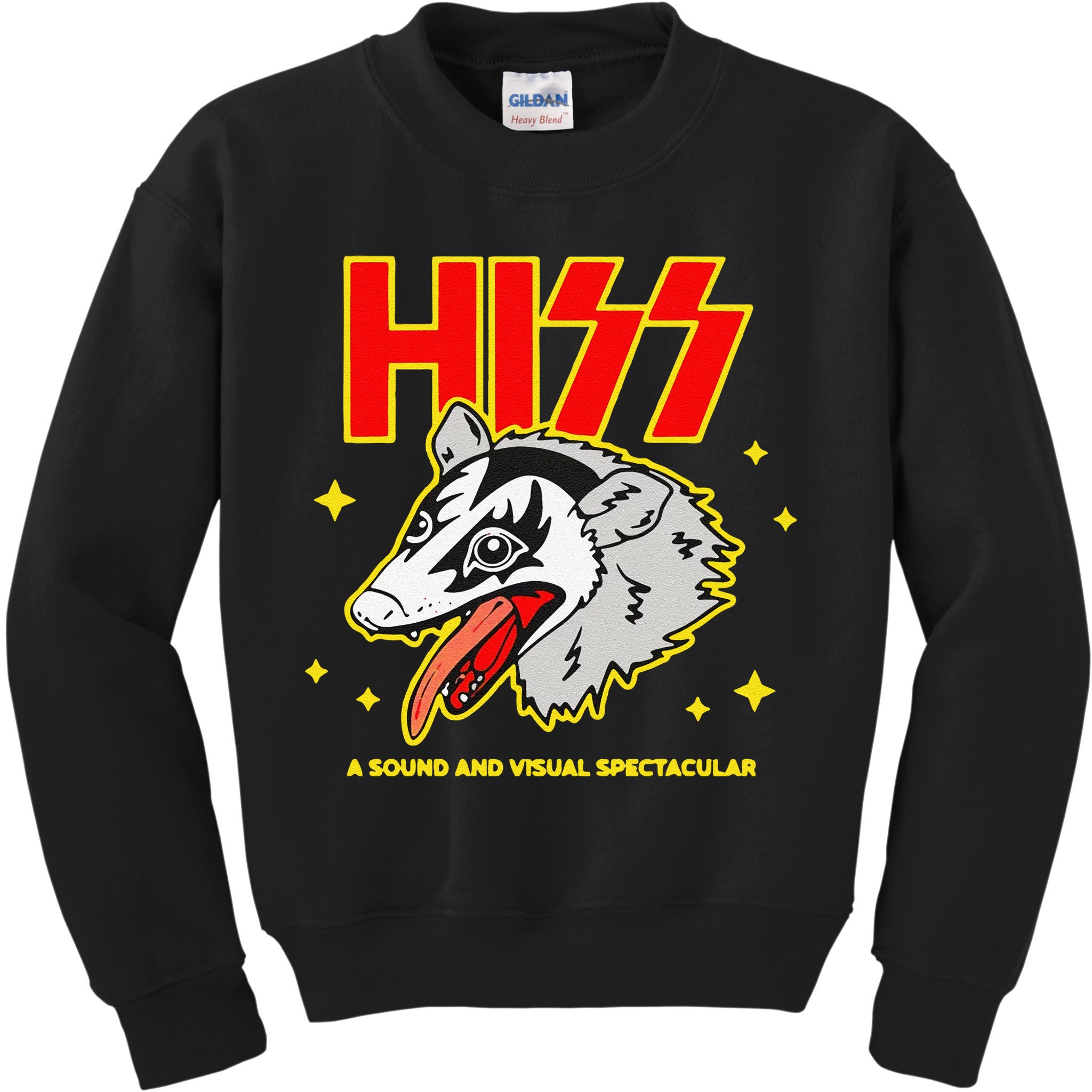 Funny Opossum Hiss A Sound And Visual Spectacular Gift Kids Sweatshirt