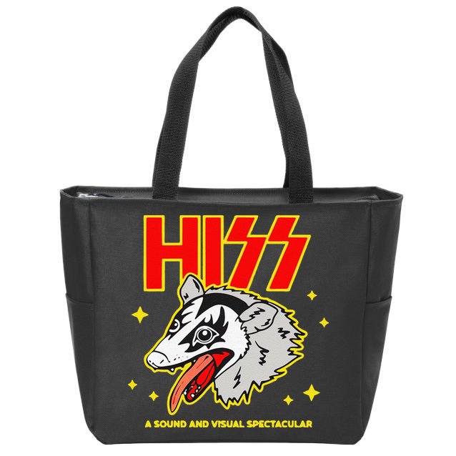 Funny Opossum Hiss A Sound And Visual Spectacular Gift Zip Tote Bag