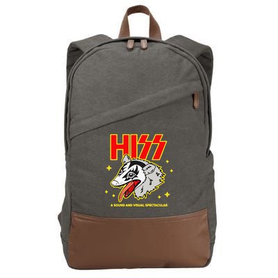 Funny Opossum Hiss A Sound And Visual Spectacular Gift Cotton Canvas Backpack