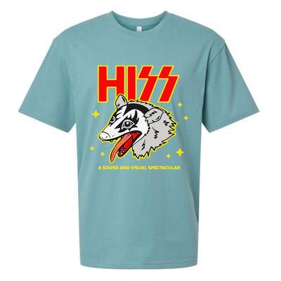 Funny Opossum Hiss A Sound And Visual Spectacular Gift Sueded Cloud Jersey T-Shirt