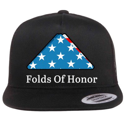 Folds Of Honor Fallen Military First Responders Patriotic Gift Flatbill Hat
