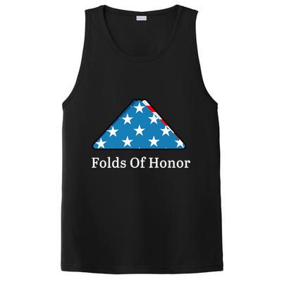 Folds Of Honor Fallen Military First Responders Patriotic Gift PosiCharge Competitor Tank