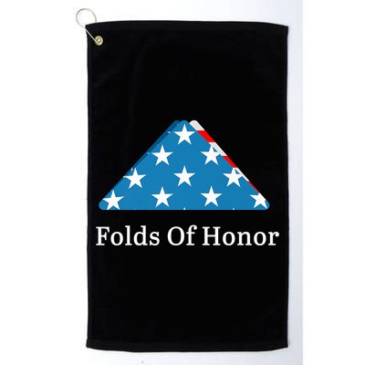 Folds Of Honor Fallen Military First Responders Patriotic Gift Golf Towel