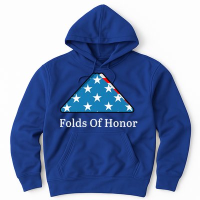 Folds Of Honor Fallen Military First Responders Patriotic Gift Hoodie