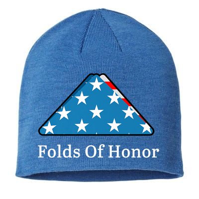 Folds Of Honor Fallen Military First Responders Patriotic Gift Sustainable Beanie
