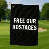 Free Our Hostages Golf Towel