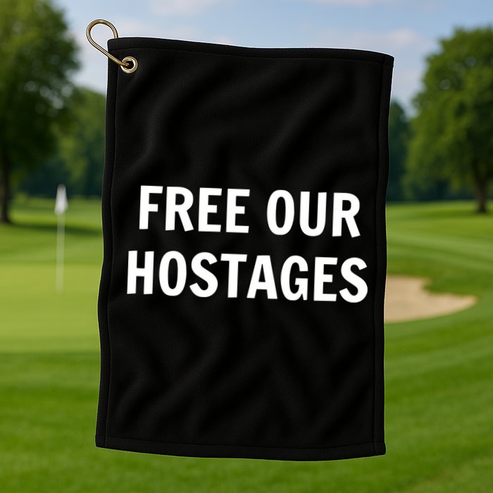 Free Our Hostages Golf Towel