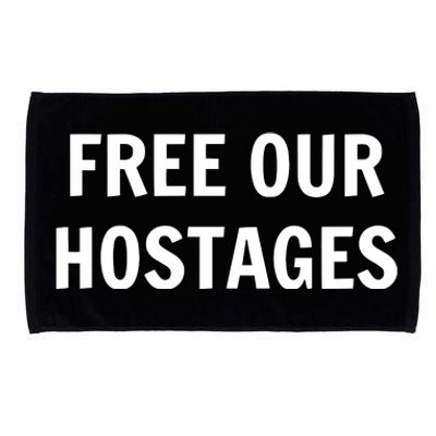 Free Our Hostages Microfiber Hand Towel