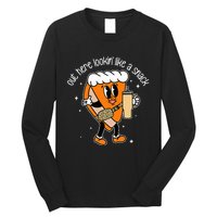 Fall Out Here Looking Like A Snack Pumpkin Spice Cute Long Sleeve Shirt