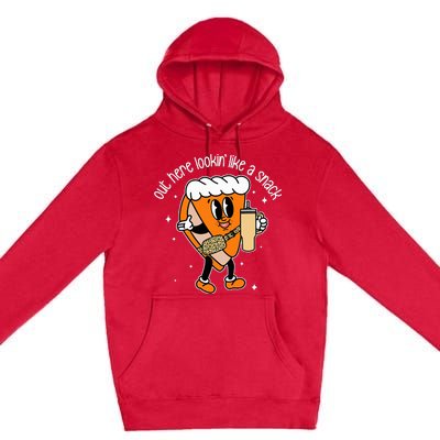 Fall Out Here Looking Like A Snack Pumpkin Spice Cute Premium Pullover Hoodie