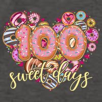 Funny One Hundred 100 Sweet Days Of School Donuts Vector Backpack