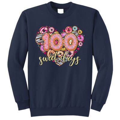 Funny One Hundred 100 Sweet Days Of School Donuts Sweatshirt