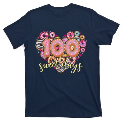 Funny One Hundred 100 Sweet Days Of School Donuts T-Shirt