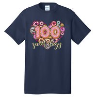 Funny One Hundred 100 Sweet Days Of School Donuts Tall T-Shirt