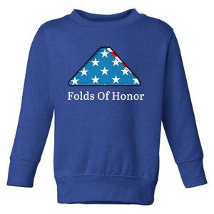 Folds Of Honor Fallen Military First Responders Patriotic Gift Toddler Sweatshirt