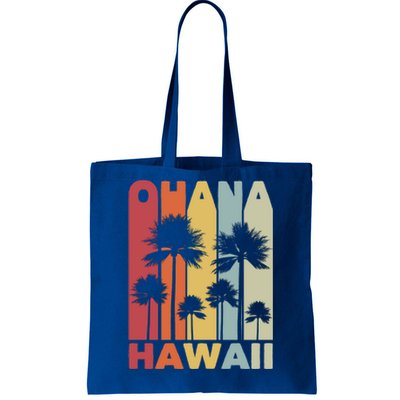 Family Ohana Hawaiian Retro Hawaii Tropical Summer Vacation Gift Tote Bag