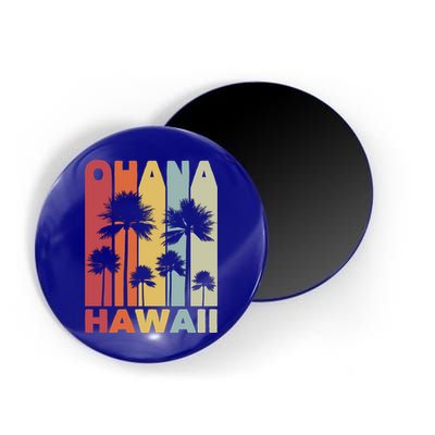 Family Ohana Hawaiian Retro Hawaii Tropical Summer Vacation Gift Magnet