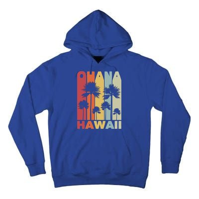 Family Ohana Hawaiian Retro Hawaii Tropical Summer Vacation Gift Tall Hoodie