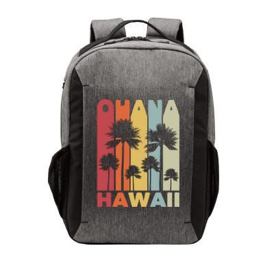 Family Ohana Hawaiian Retro Hawaii Tropical Summer Vacation Gift Vector Backpack