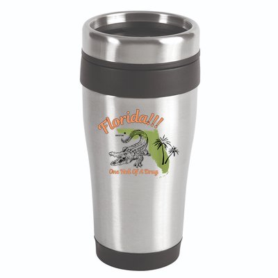 Florida One Hell Of A Drug Funny Summer Beach 16oz Travel Tumbler