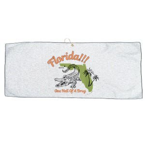 Florida One Hell Of A Drug Funny Summer Beach Large Microfiber Waffle Golf Towel