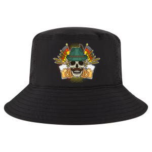 Funny Oktoberfest Halloween Skull Cool Comfort Performance Bucket Hat