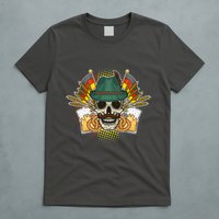 Funny Oktoberfest Halloween Skull T-Shirt