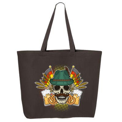 Funny Oktoberfest Halloween Skull 25L Jumbo Tote