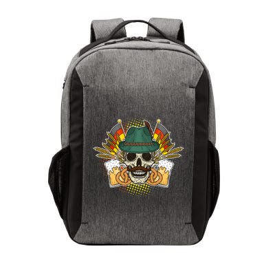 Funny Oktoberfest Halloween Skull Vector Backpack