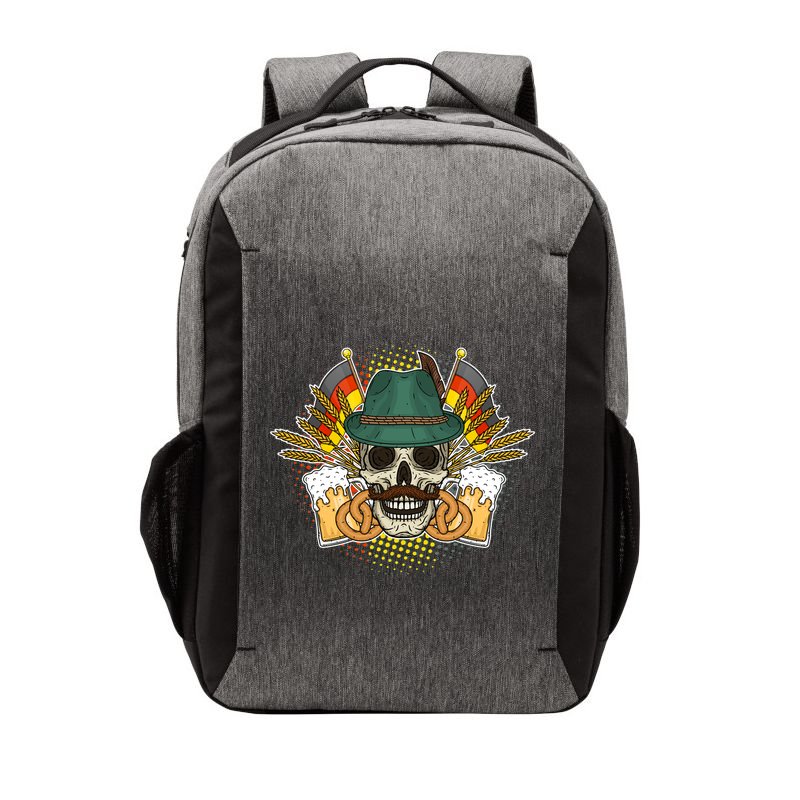 Funny Oktoberfest Halloween Skull Vector Backpack