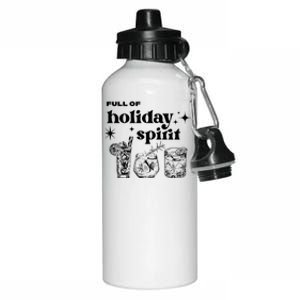 Full Of Holiday Spirit Cute Gift Aluminum Water Bottle