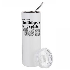 Full Of Holiday Spirit Cute Gift Stainless Steel Tumbler