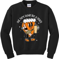 Fall Out Here Looking Like A Snack Pumpkin Spice  Kids Sweatshirt