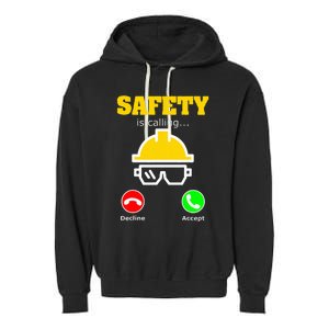 Funny Occupational Health Safety Officer Manager Supervisor Garment-Dyed Fleece Hoodie