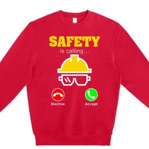 Funny Occupational Health Safety Officer Manager Supervisor Premium Crewneck Sweatshirt