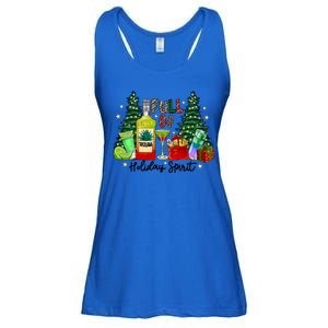 Full Of Holiday Spirit Christmas Tequila Ing Party Xmas Great Gift Ladies Essential Flowy Tank