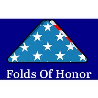 Folds Of Honor Fallen Military First Responders Patriotic Meaningful Gift Bumper Sticker