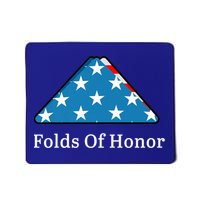 Folds Of Honor Fallen Military First Responders Patriotic Meaningful Gift Mousepad