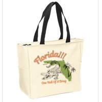 Florida One Hell Of A Drug Funny Summer Beach Zip Tote Bag
