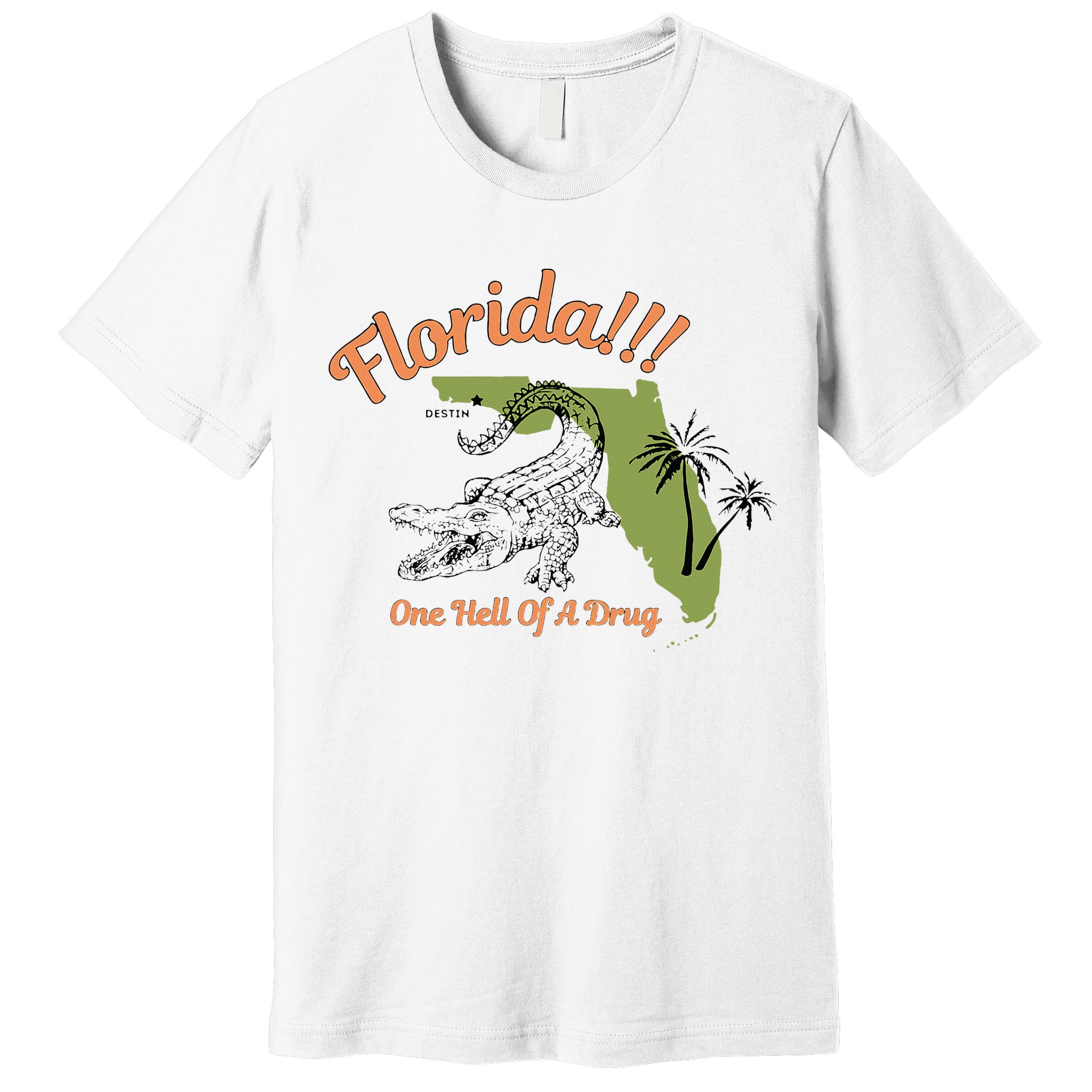 Florida One Hell Of A Drug Funny Summer Beach Premium T-Shirt