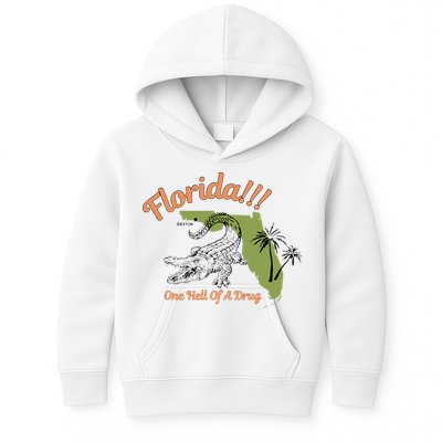 Florida One Hell Of A Drug Funny Summer Beach Kids Hoodie